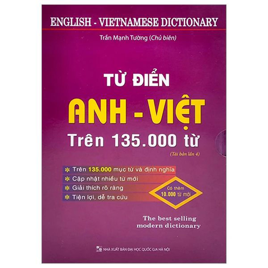 Từ Điển Anh - Việt Trên 135.000 Mục Từ Và Định Nghĩa