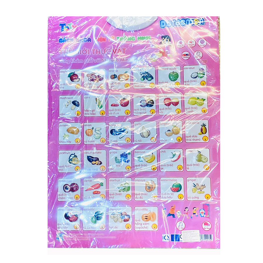 Đồ Chơi Bách Khoa Điện Tử Thông Minh - Thế Giới Thực Vật - Cùng Khám Phá Với Shizuka Minamoto - LT22