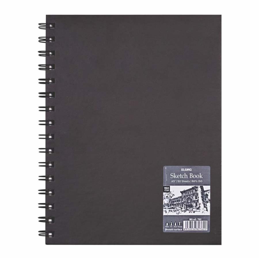 Sổ Vẽ A5 K.Long 762 Sketchbook 50 Tờ