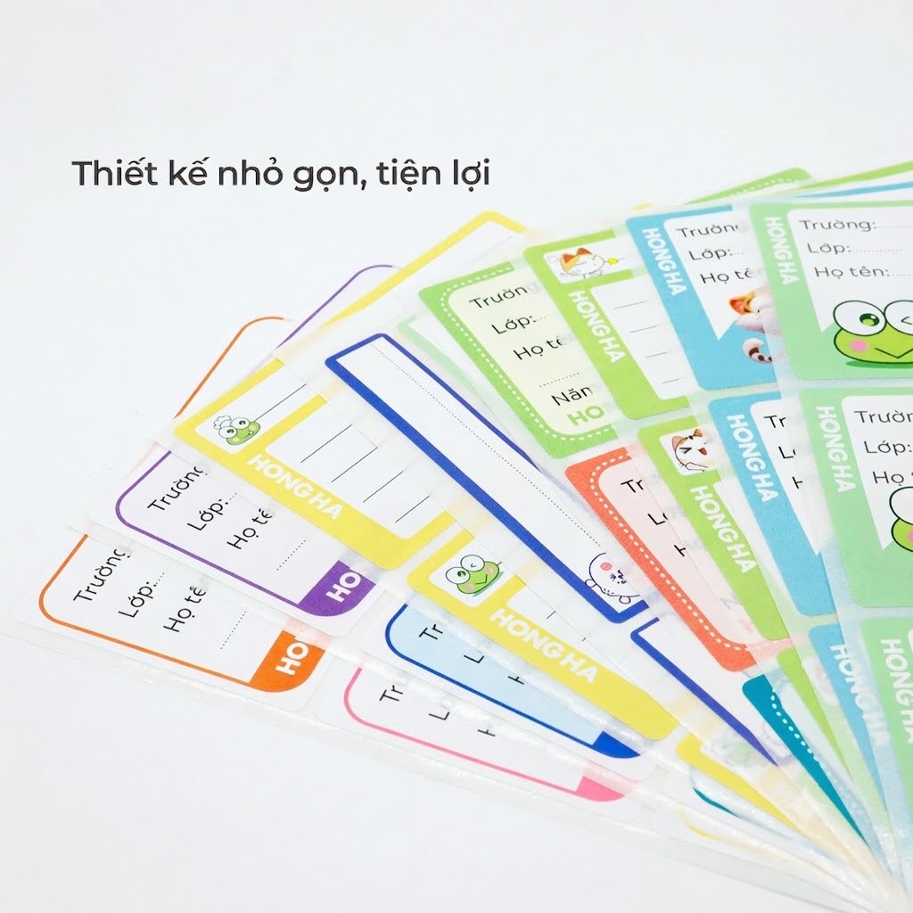 Nhãn Vở Học Sinh Cấp 1 3594
