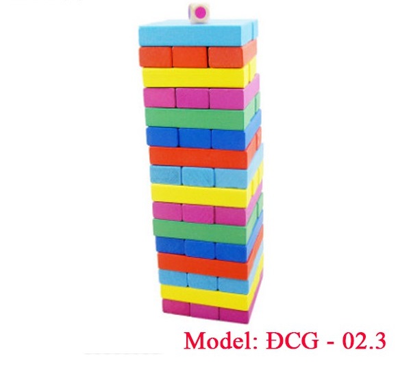 Đồ Chơi Rút Gỗ Màu 48 Thanh ĐCG-02.3