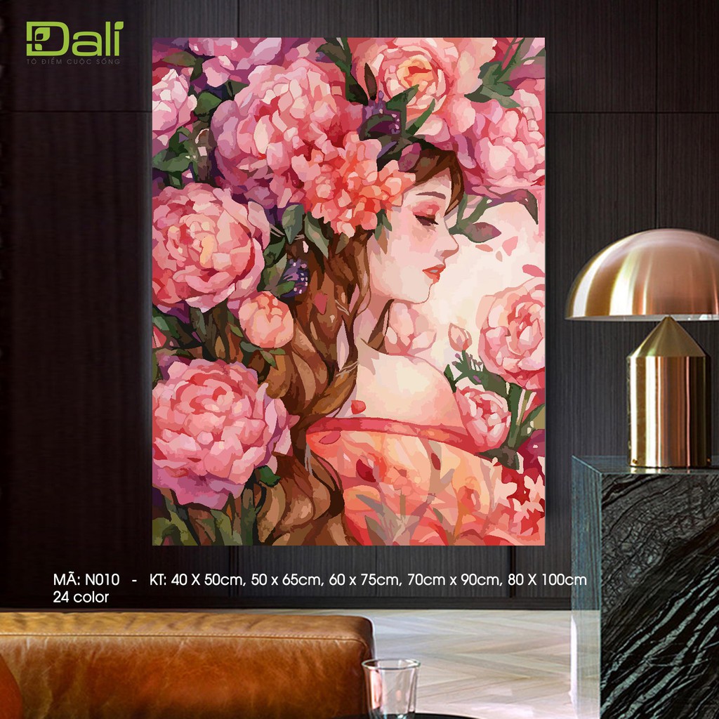 Tranh Sơn Dầu Tự Tô Số Hóa Dali Người N010