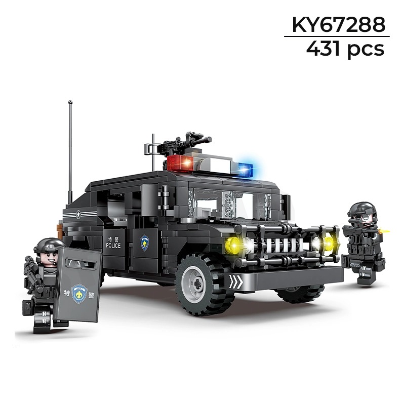 Đồ Chơi Xe Chống Khủng Bố Swat – Kazi 67288