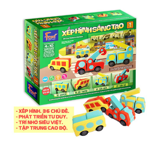 Đồ Chơi Foxi Xếp Hình Sáng Tạo 5