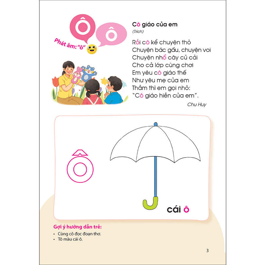Giúp Bé Nhận Biết Và Làm Quen Với Chữ Cái  (3 - 4 Tuổi)