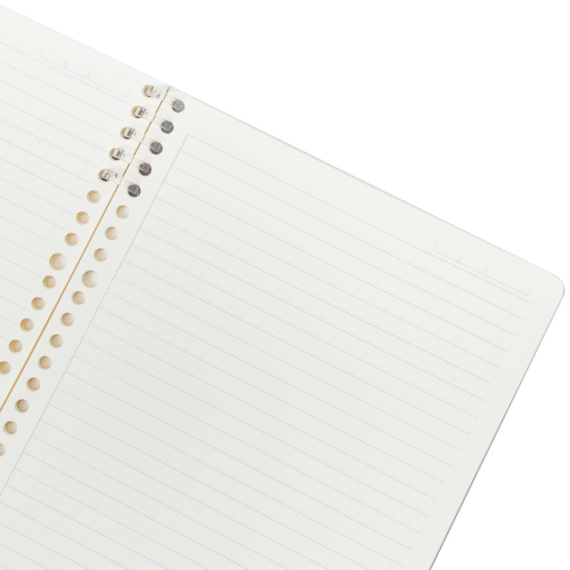Sổ B5 Lite Binder Dash Line Bìa PP Còng Nhựa 2 Đầu K.Long TB807 120Tr