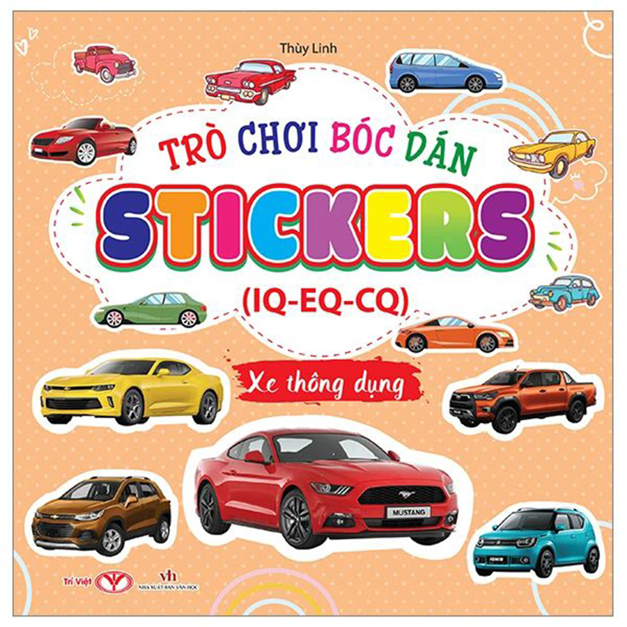Trò Chơi Bóc Dán Sticker IQ-EQ-CQ - Xe Thông Dụng