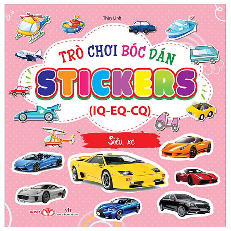 Trò Chơi Bóc Dán Sticker IQ-EQ-CQ - Siêu Xe