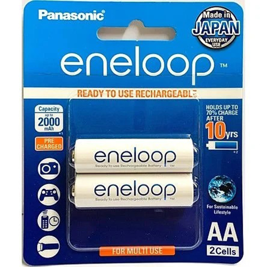 Pin Sạc Panasonic BK-3MCCE/2BV Eneloop Aa