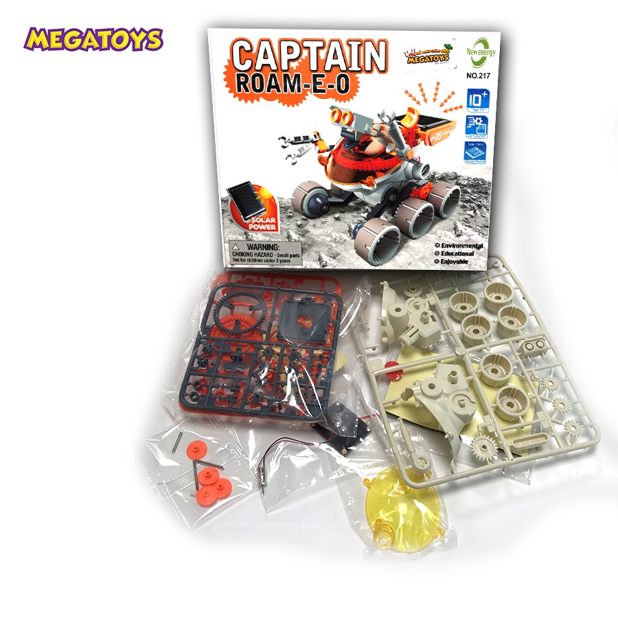 Đồ Chơi Giáo Dục Stem - Lắp Ráp Robot Đội Trưởng Thám Hiểm Sao Hỏa Chạy Bằng Năng Lượng Mặt Trời