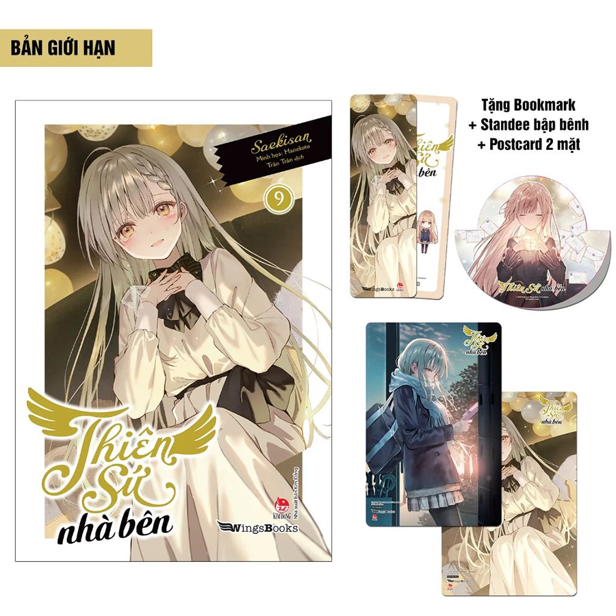 Thiên Sứ Nhà Bên Tập 9 Bản Giới Hạn - Tặng Kèm Bookmark + Postcard 2 Mặt + Standee Bập Bênh