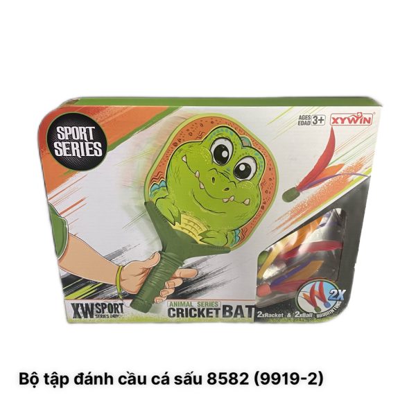 Đồ Chơi Bộ Tập Đánh Cầu Cho Bé Hình Cá Sấu 8582 (9919-2)