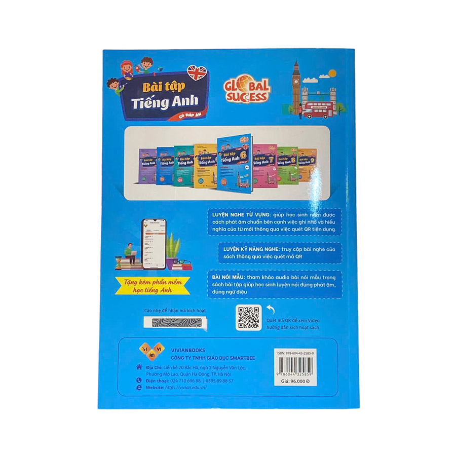 Bài Tập Tiếng Anh Lớp 6 Tập 1 - Có Đáp Án (Global Success)