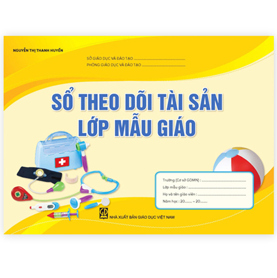 Sổ Theo Dõi Tài Sản Lớp Mẫu Giáo