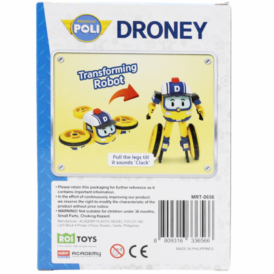 Đồ Chơi Robot Biến Hình Máy Bay Cứu Hộ Droney - Robocar Poli MRT0656