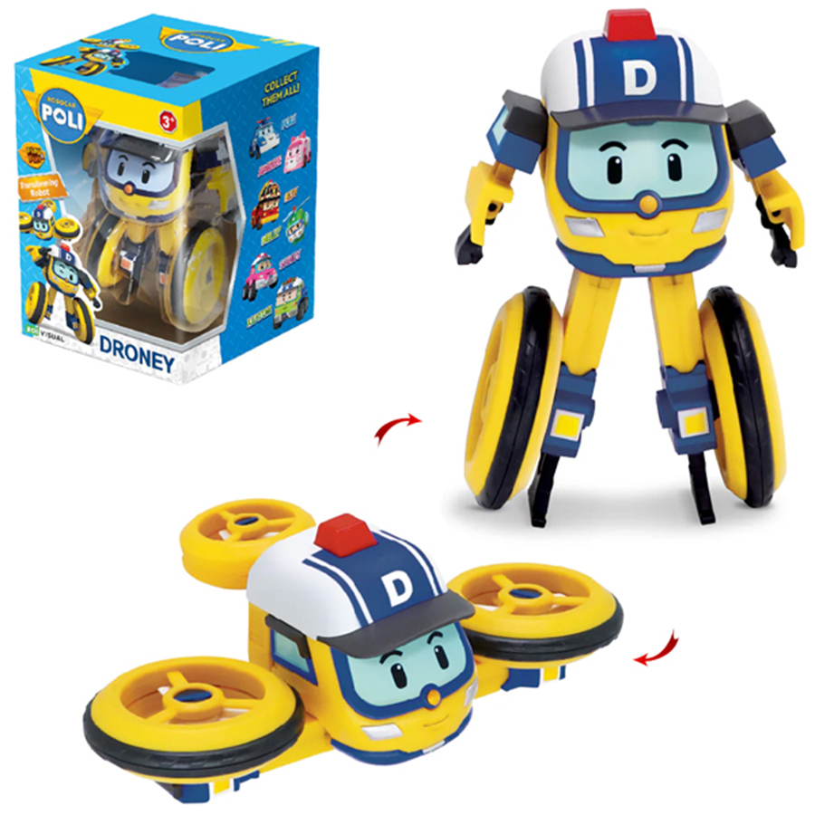 Đồ Chơi Robot Biến Hình Máy Bay Cứu Hộ Droney - Robocar Poli MRT0656