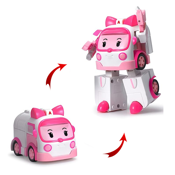 Đồ Chơi Robot Biến Hình Xe Cứu Thương Babe Amber ZR917