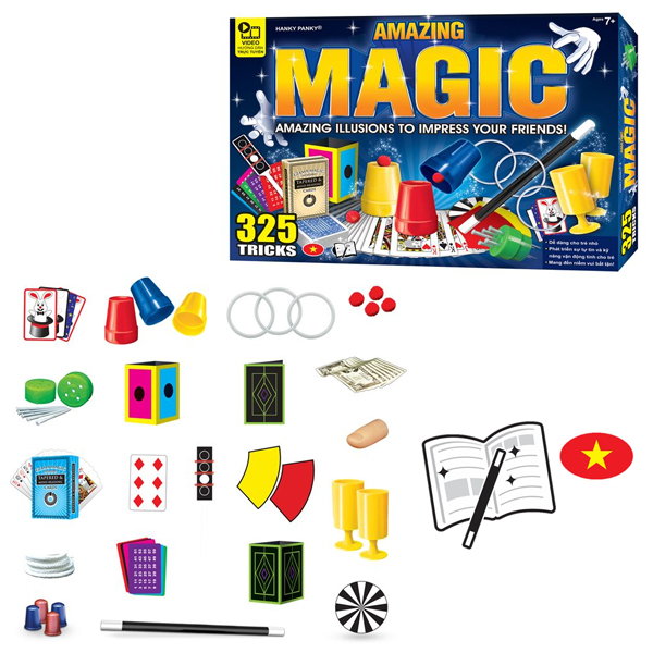 Đồ Chơi Bộ 325 Trò Ảo Thuật Tài Ba Amazing Magic HP1505