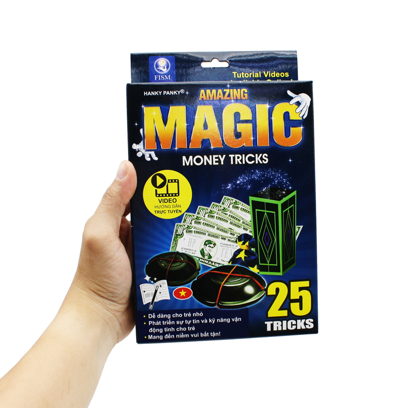 Đồ Chơi Bộ 25 Trò Ảo Thuật Hấp Dẫn Cùng Tờ Tiền Ma Thuật 1545,1546 HP1540