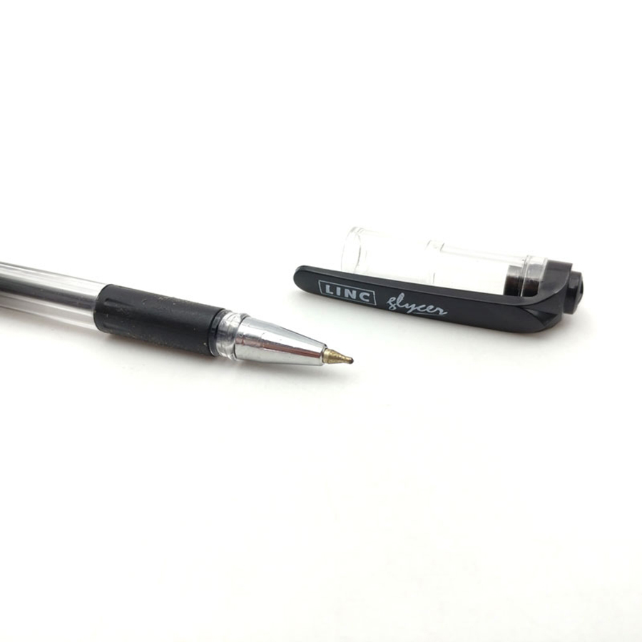 Bút Bi Linc Glycer Fine 0.7mm Mực Đen