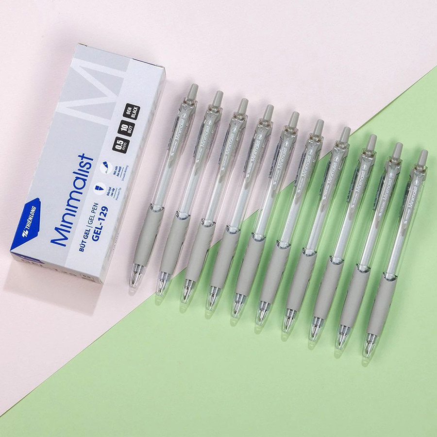 Bút Gel Thiên Long Màu Đen GEL-129