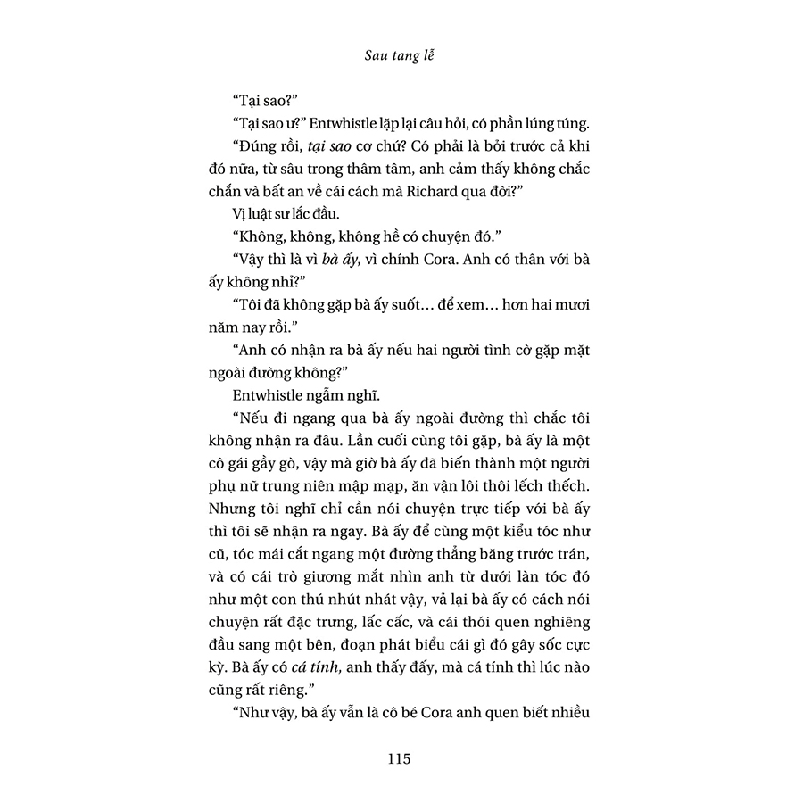 Sau Tang Lễ - After The Funeral - Agatha Christie