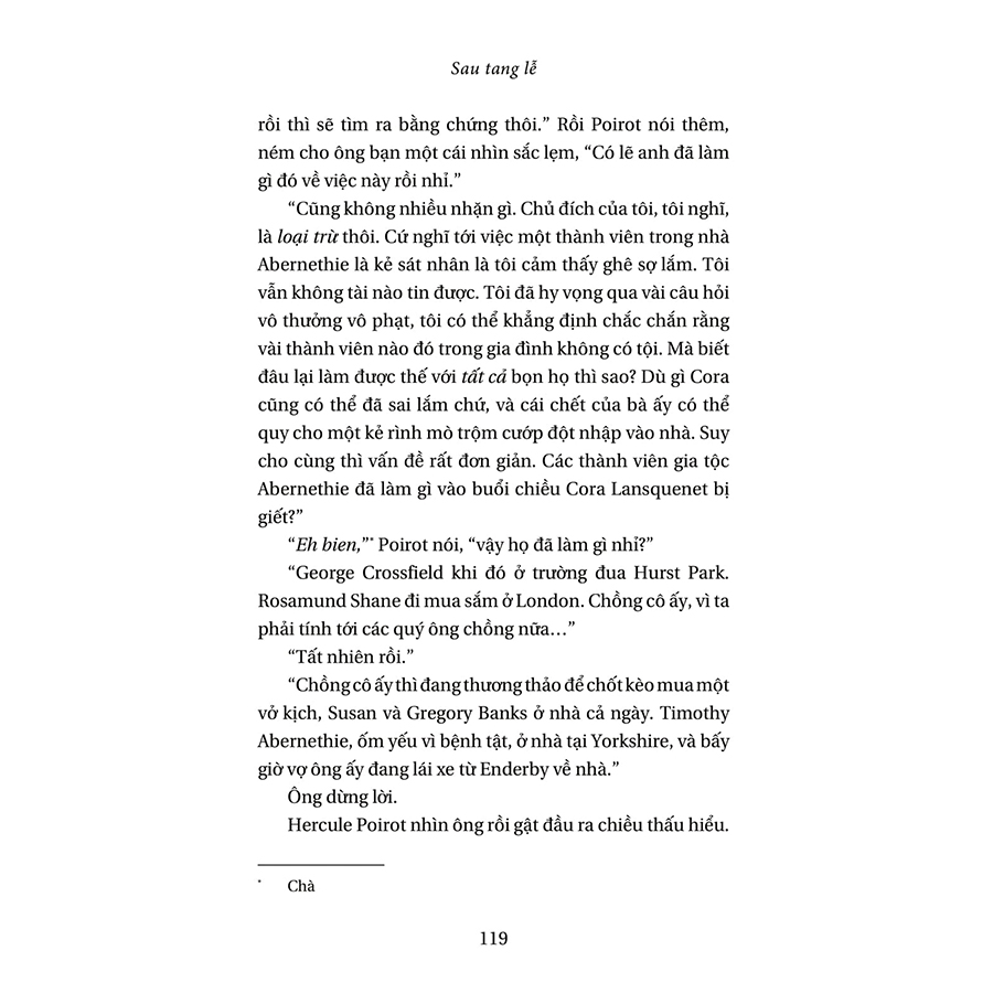 Sau Tang Lễ - After The Funeral - Agatha Christie