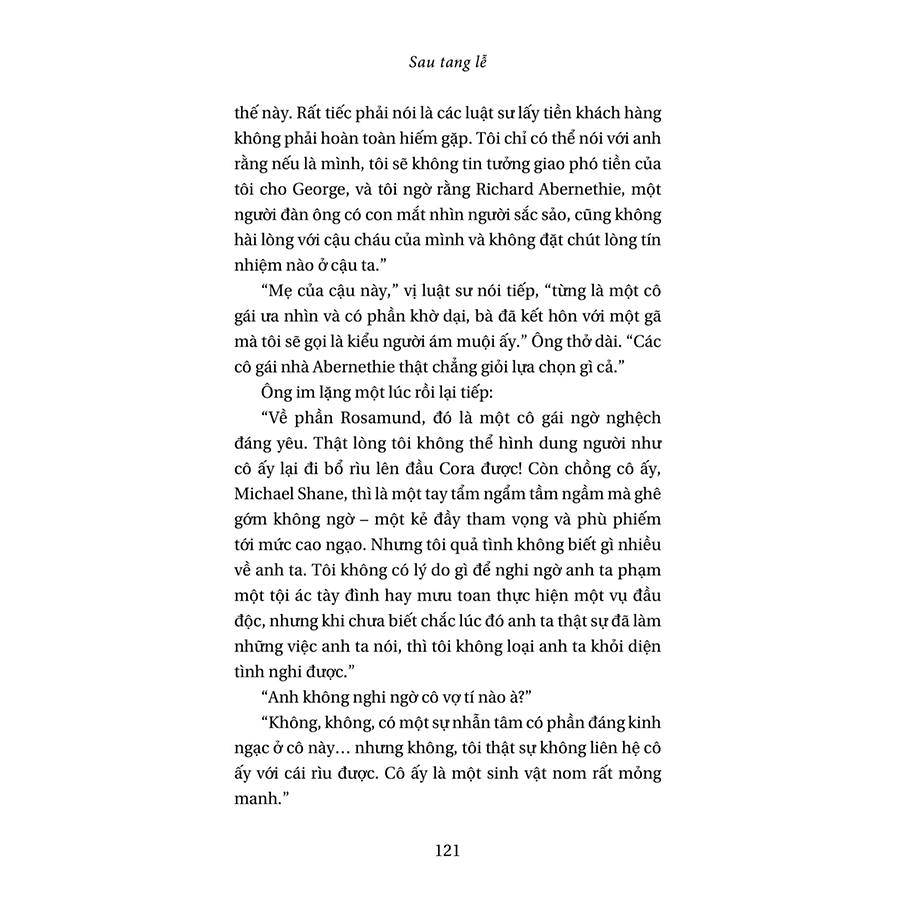 Sau Tang Lễ - After The Funeral - Agatha Christie