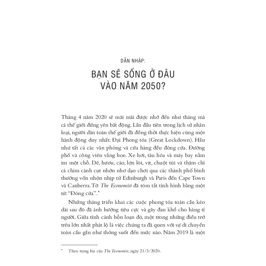 Dịch Chuyển - Bạn Sẽ Sống Ở Đâu Năm 2050?