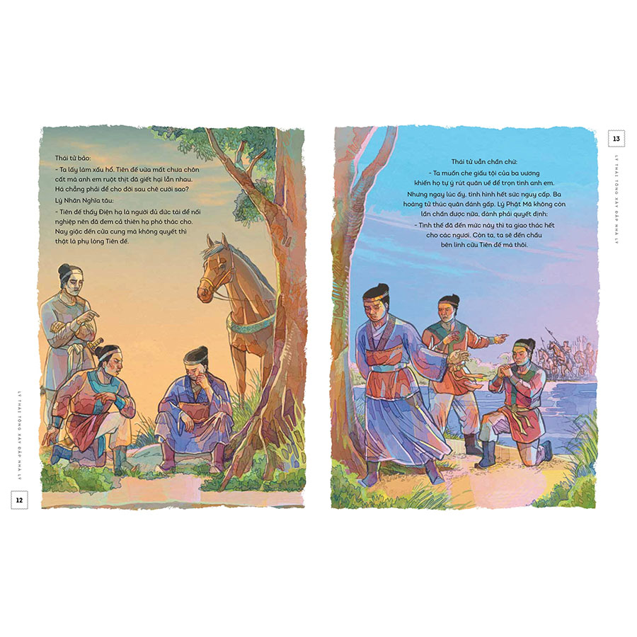 Lịch Sử Việt Nam Bằng Tranh - Lý Thái Tông Xây Đắp Nhà Lý (Bản Màu, Bìa Cứng)