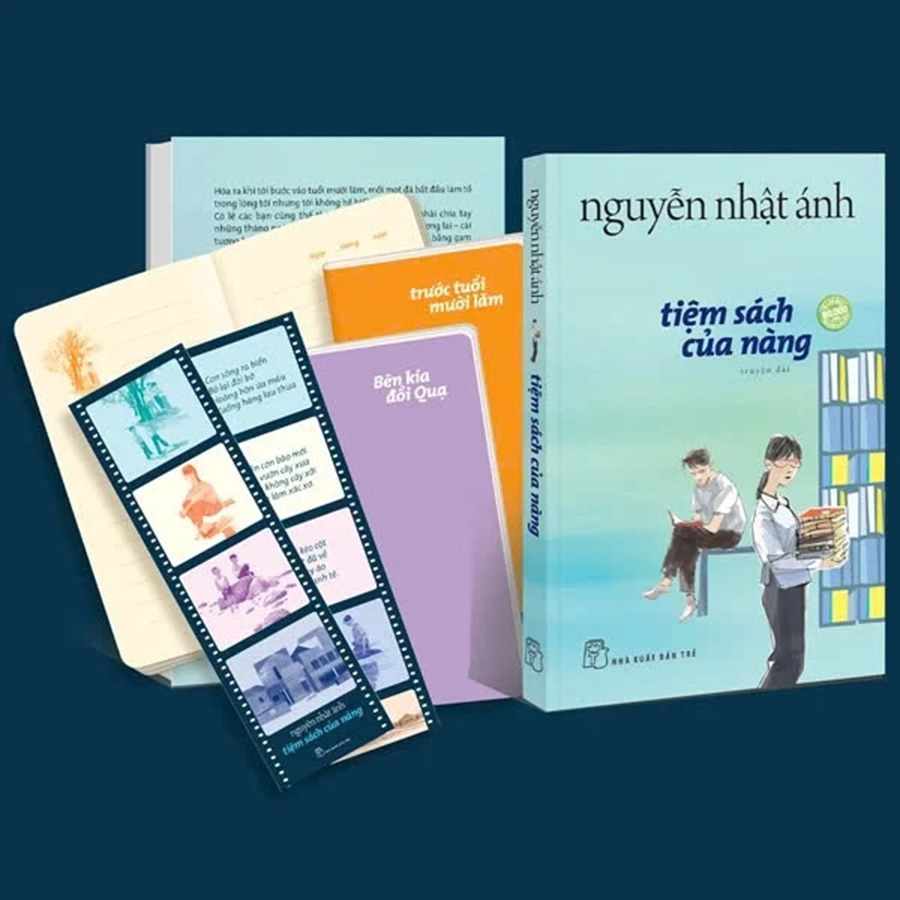 Tiệm Sách Của Nàng - Nguyễn Nhật Ánh - Tặng Kèm Bookmark Photostrip + Sổ Tay Màu Ngẫu Nhiên
