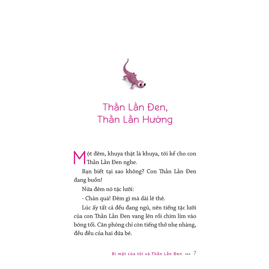 Văn Học Thiếu Nhi - Bí Mật Của Tôi Và Thằn Lằn Đen