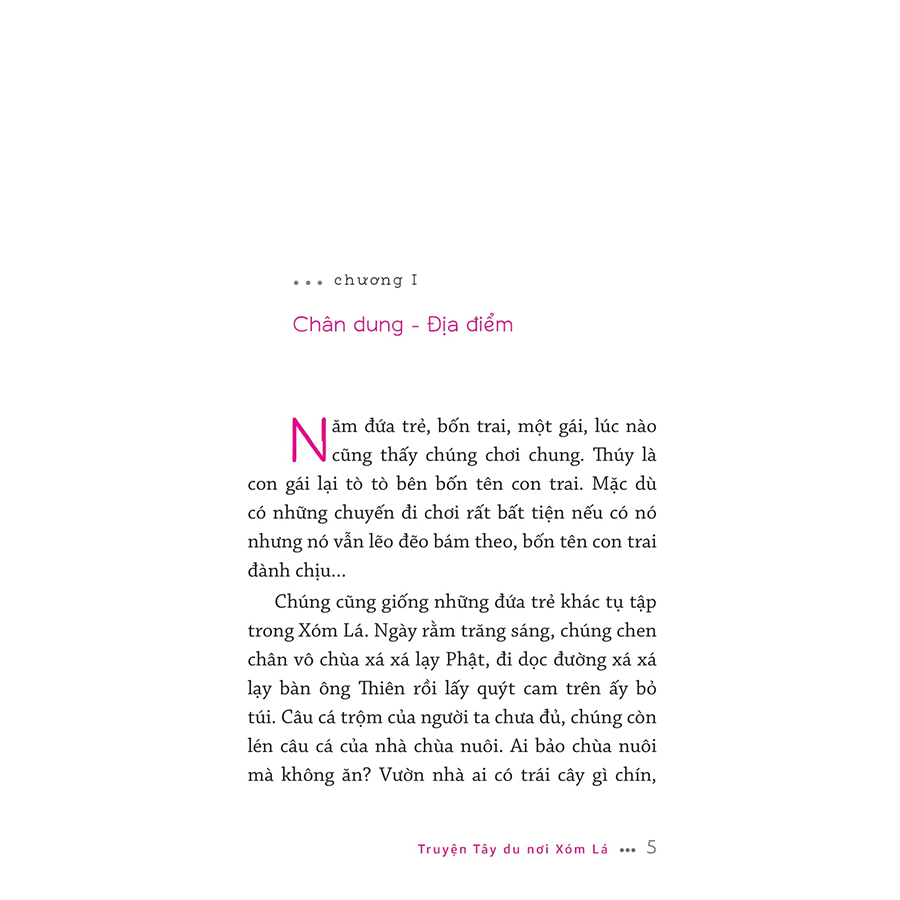 Văn Học Thiếu Nhi - Truyện Tây Du Nơi Xóm Lá