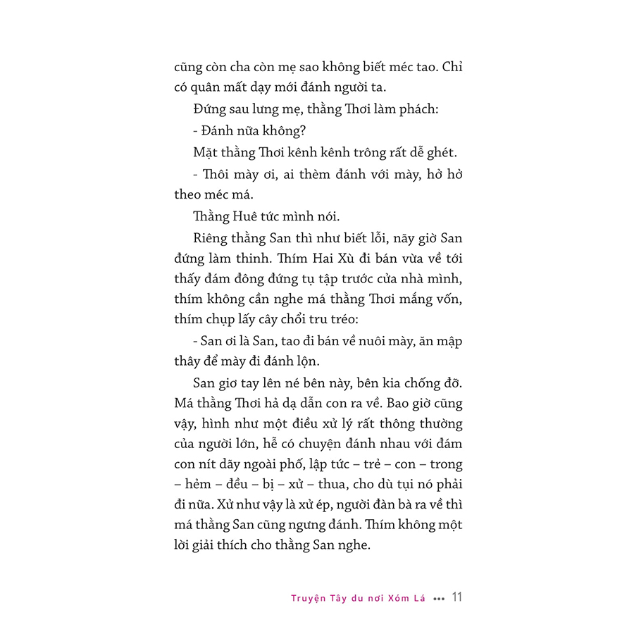 Văn Học Thiếu Nhi - Truyện Tây Du Nơi Xóm Lá