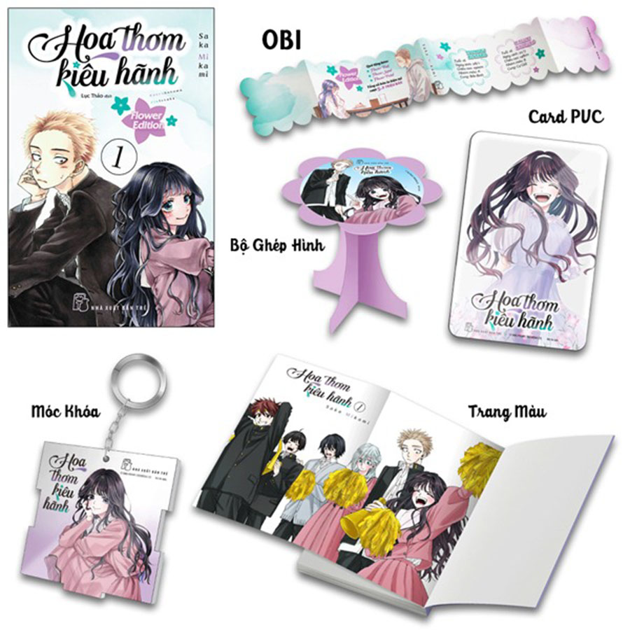 Hoa Thơm Kiêu Hãnh Tập 1 - Flower Edition - Tặng Kèm Bìa Đặc Biệt + Obi + Trang Màu + Card PVC "Nụ Hoa Chớm Nở" + Móc Khóa Mica + Bộ Ghép Hình