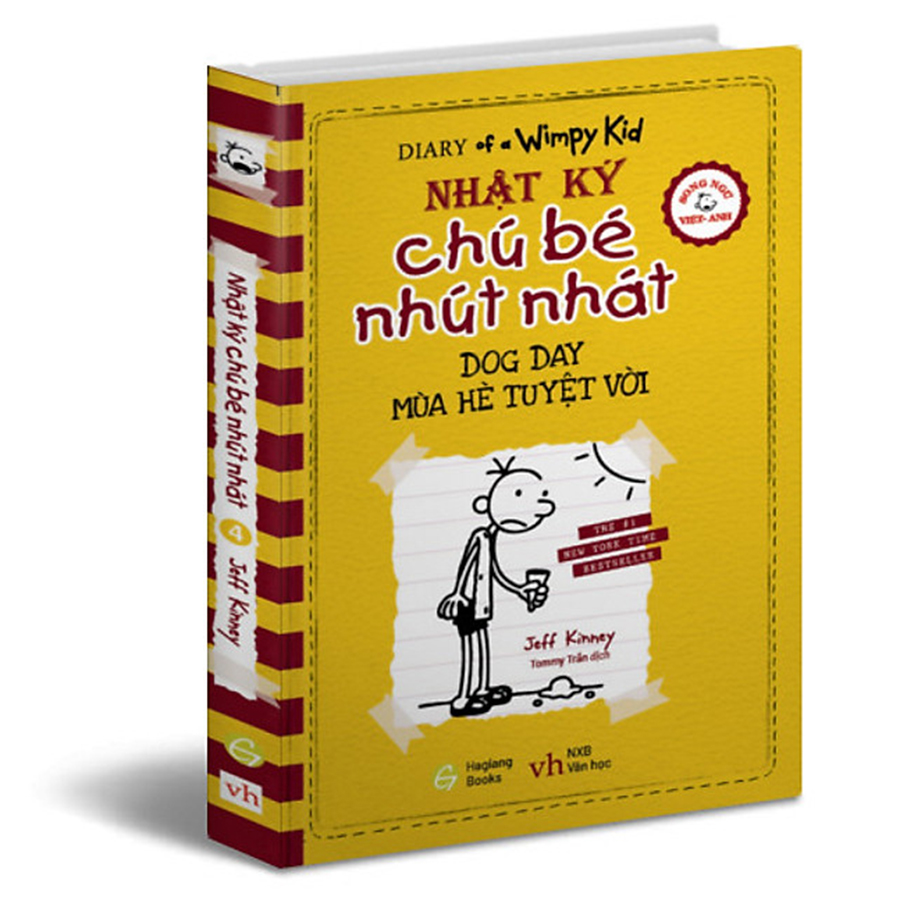 Nhật Ký Chú Bé Nhút Nhát Phiên Bản Song Ngữ Việt - Anh Tập 4 - Mùa Hè Tuyệt Vời