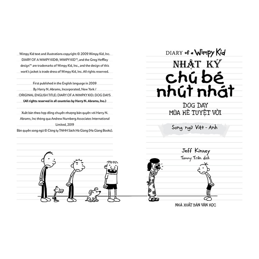 Nhật Ký Chú Bé Nhút Nhát Phiên Bản Song Ngữ Việt - Anh Tập 4 - Mùa Hè Tuyệt Vời