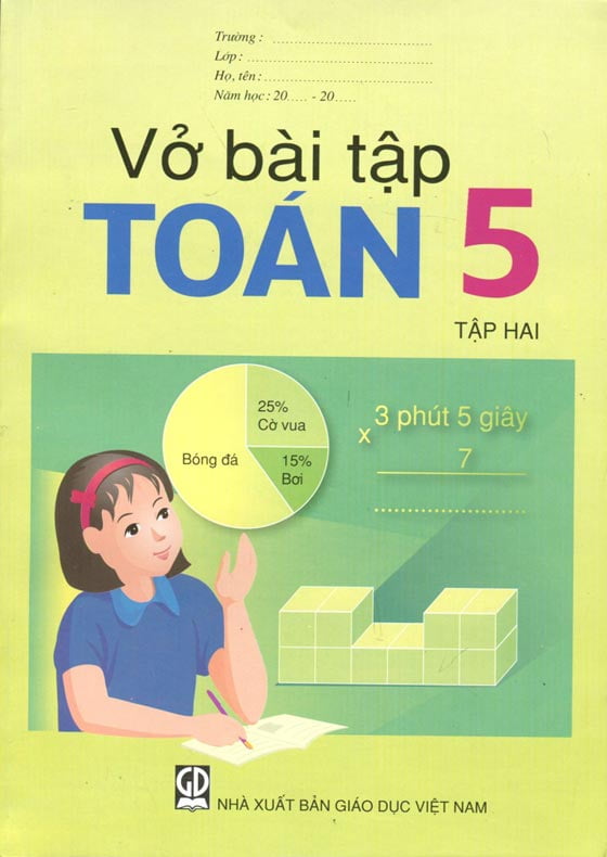 Vở bài tập Toán lớp 5 tập 2