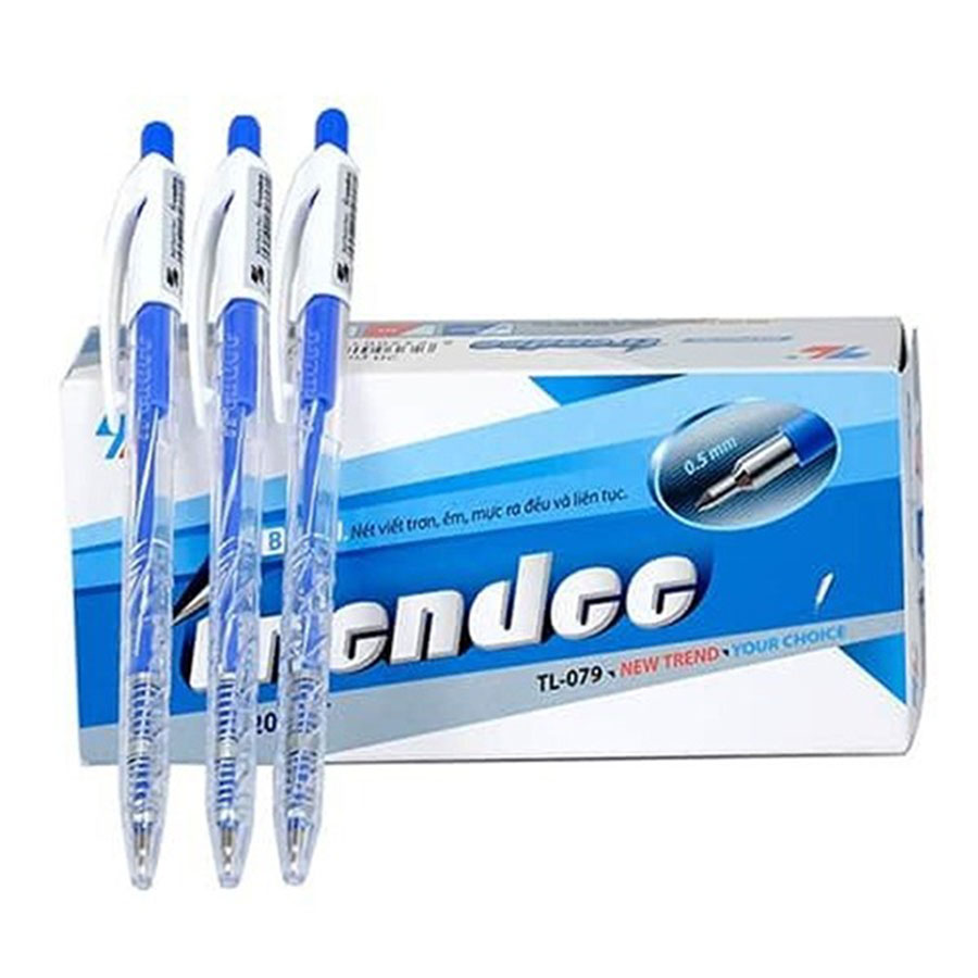 Hộp 20 Bút Bi Thiên Long TL-079 Mực Xanh