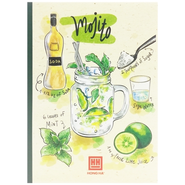Vở Kẻ Ngang Hồng Hà 1427 Cocktail 80 Trang