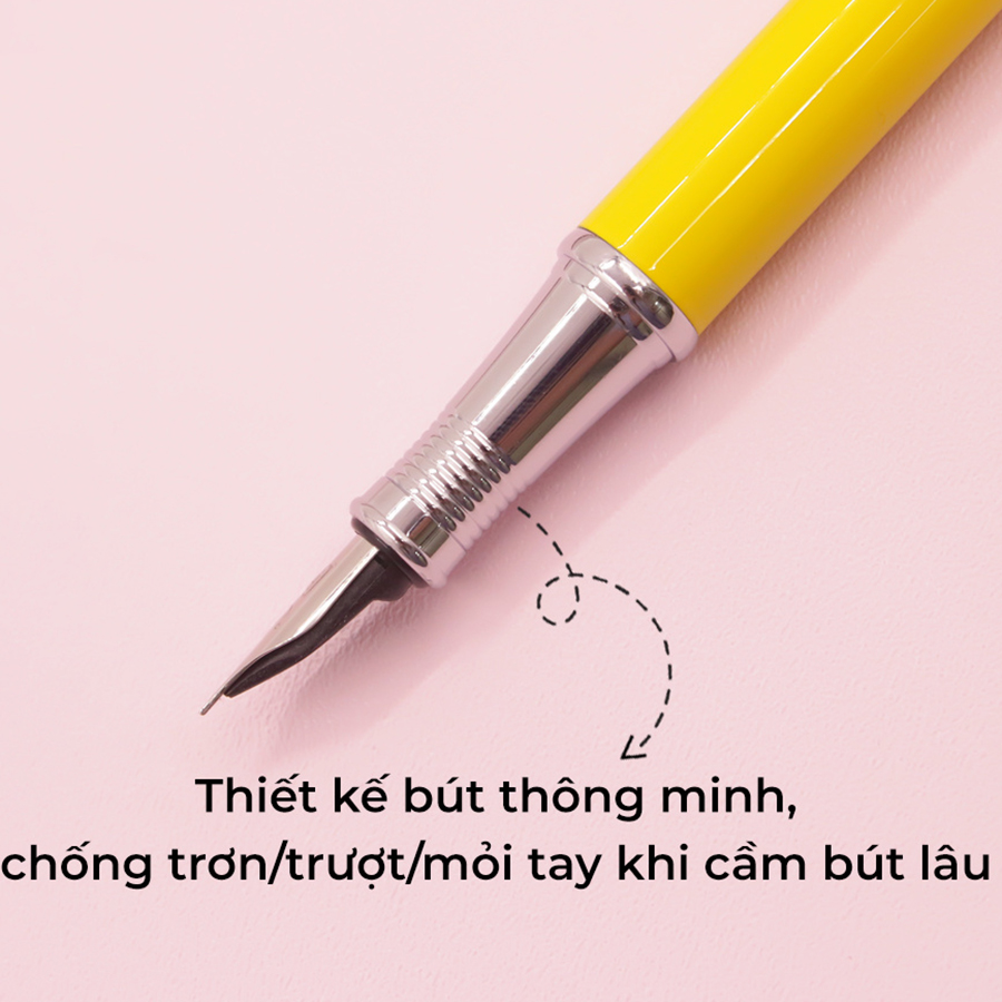 Bút Máy Nét Hoa Tiny 2276 - Nét Thanh Nét Đậm Luyện Chữ Đẹp