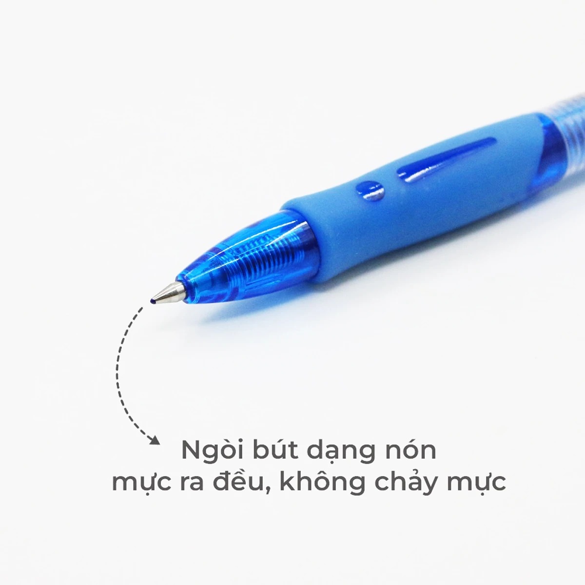 Bút Gel Hồng Hà Focus HH-206 0.5 mm (Xanh, Đen, Đỏ)