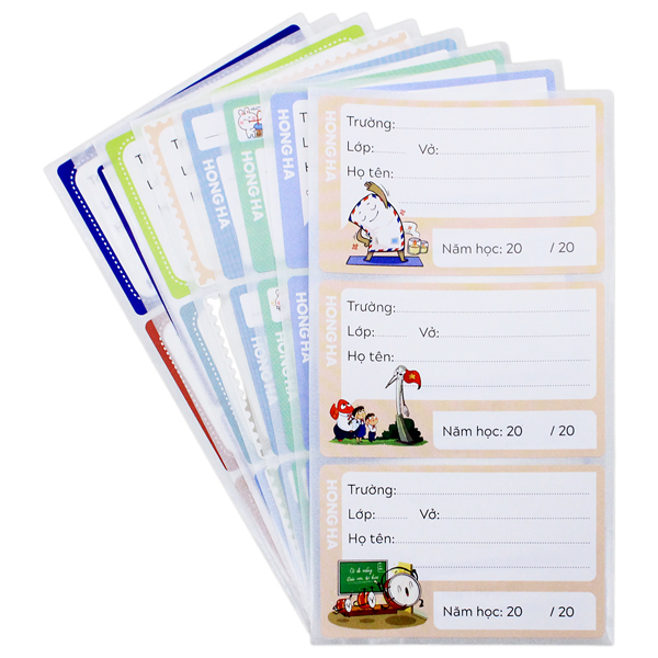Nhãn Vở Học Sinh Cấp 2 3595