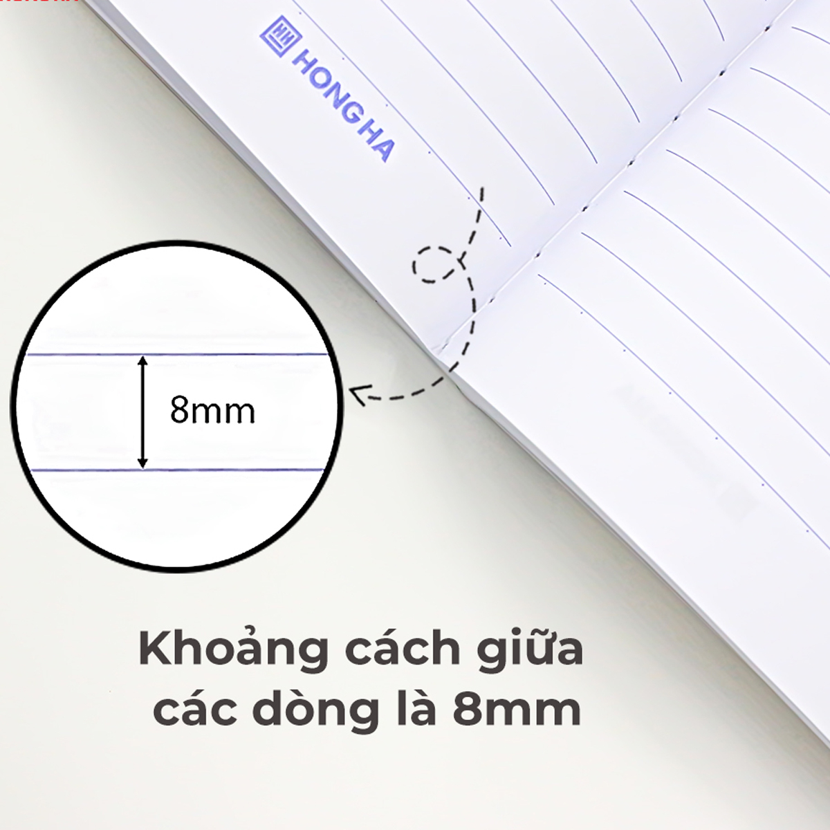 Sổ Bìa Bồi Hồng Hà Status Kẻ Ngang A4 4655 300Tr