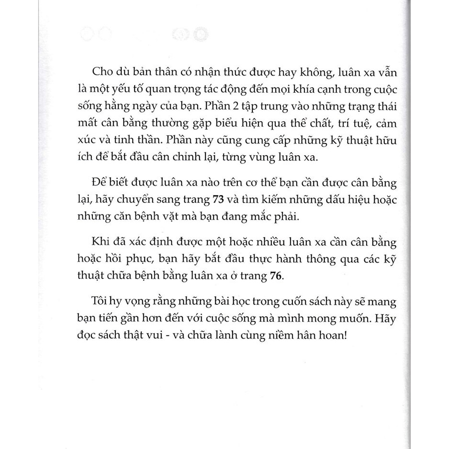 Chữa Bệnh Bằng Luân Xa - Hướng Dẫn Cơ Bản Các Kĩ Thuật Tự Phục Hồi Bằng Phương Pháp Cân Bằng Luân Xa