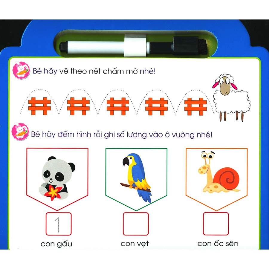 Chuẩn Bị Cho Bé Tới Trường - Chữ Số 1 2 3