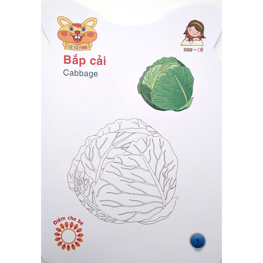 Bé Tô Màu: Rau Củ