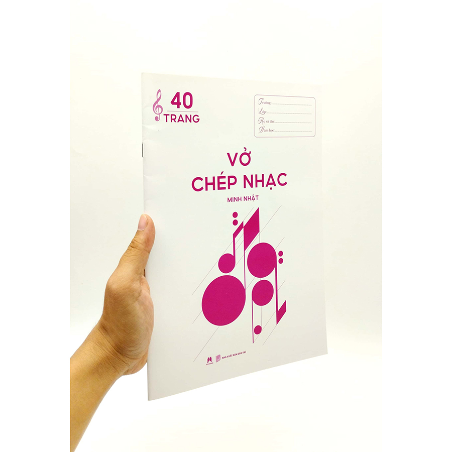 Vở Chép Nhạc Huy Hoàng 40 Trang
