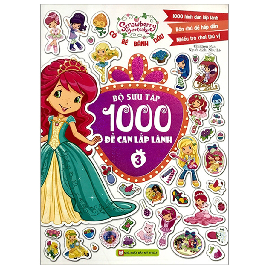 Cô Bé Bánh Dâu - Bộ Sưu Tập 1000 Đề Can Lấp Lánh Tập 3