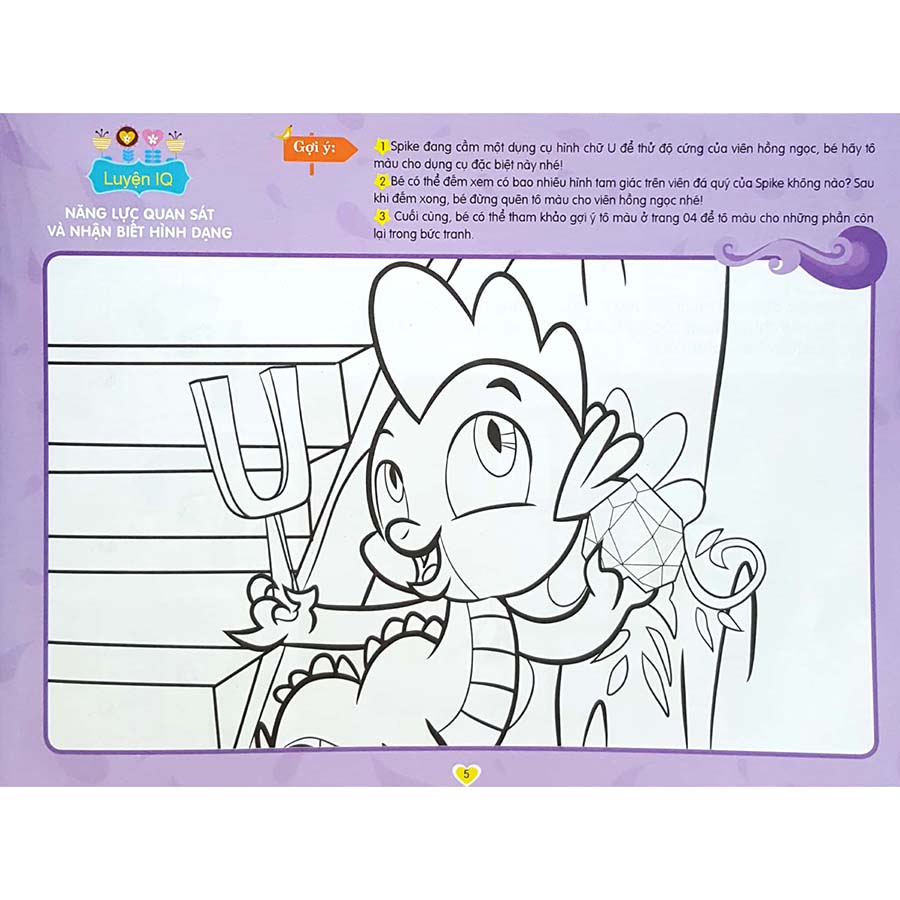 My Little Pony - Tập Tô Màu Sáng Tạo 4Q - Thung Lũng Sắc Màu